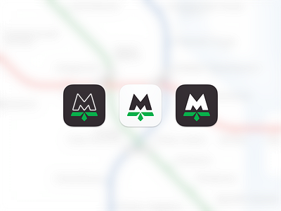Kiev Metro Icon app icon icon ios kiev metro subway ui