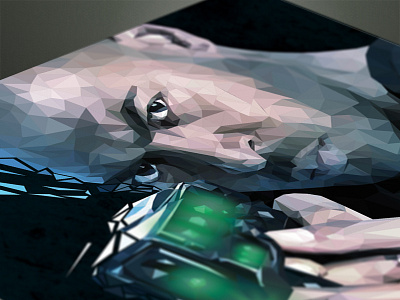 Noel Polygon Portrait famous movie polygon polygon portrait portrait shape triangle