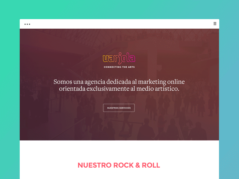 Landing Page animation art button contact flat form icons landing page large background large photo marketing social media