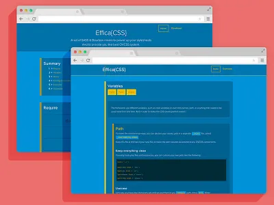 EfficaCSS a SASS Framework css css3 framework frontend sass scss ui ux