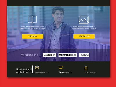 Footer design flat footer ui ux web