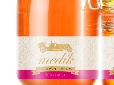 Medik branding design food honey packaging