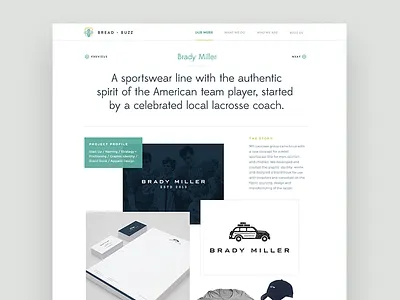 project detail branding collage flat homepage icon identity portfolio typography web