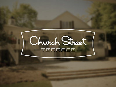 Church Street Terrace Branding branding charming church identity lettering logo nostalgic southern street terrace typography vintage