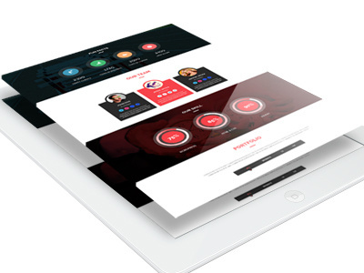 X-Pose, Single page Template for multipurpose use (WIP) clean flat landing page responsive simple template theme ui ux webdesign wordpress
