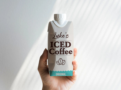 Luke's Iced Coffee branding design graphic design