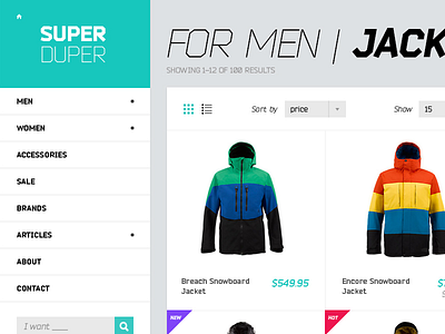 Super Duper theme (150 psd files) 150psd blog duper hezytheme magento portfolio psd retina shop store super superduper