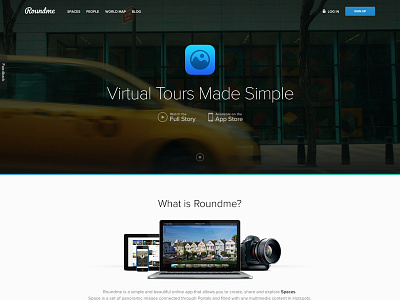Roundme Landing Page 360 landing main panorama roundme virtual tour