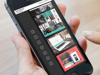 Mobile Portfolio FREE PSD FREEBIE download free free psd freebie giveaway ios portfolio psd ui ux