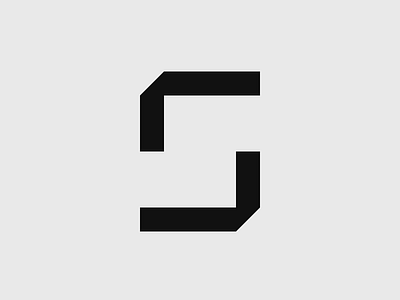 Simpler document logo mark s symbol