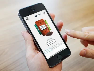 magic*coffee — Phone view (Landingpage) alchemy cms coffee mobile responsive shop spree ui webdesign wip