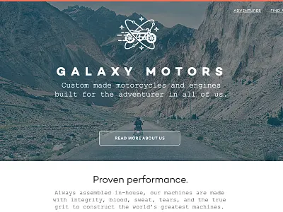 Motorcycle Site icons illustration web