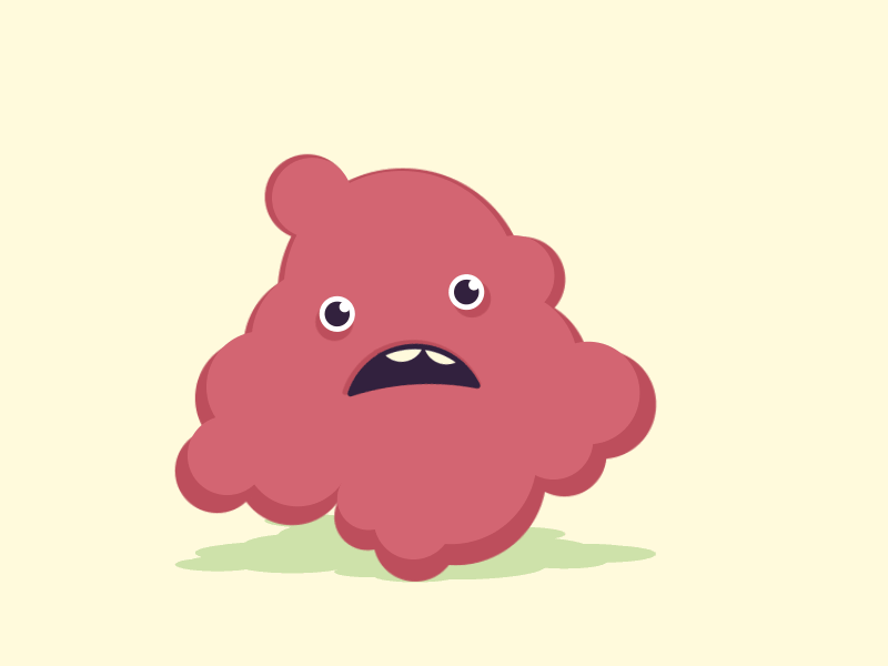 Collision Monster after effects bounce collision detection expression monster radial shadow