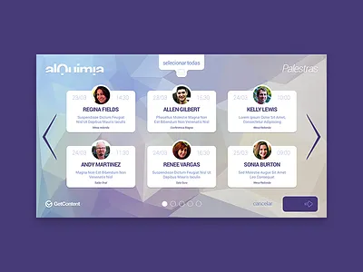 GetContent Lectures avatar content digital event keynote lecture list speaker standing totem