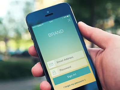 C20 Sign In app app design fields forms ios log in login mobile sign in ui ui design
