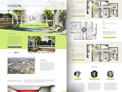Cadiz - Building Page building construction real state website