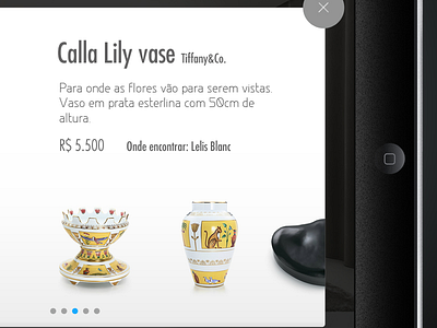 Electrolux app - catalog view