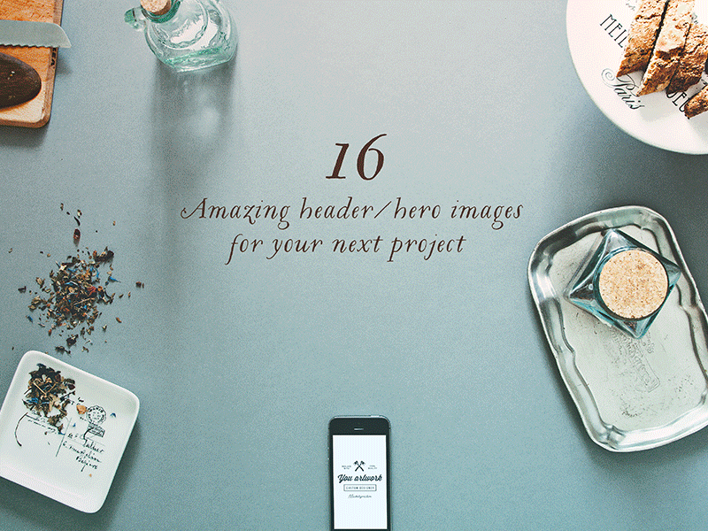 16 header/hero backgrounds backgrounds creative market design header hero images ipad iphone mockup photo website