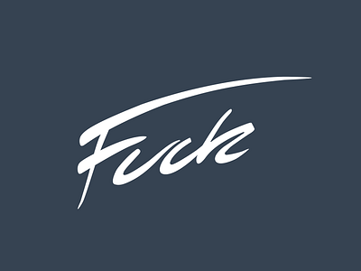 Hand Drawn Type brush fuck hand pen type typography