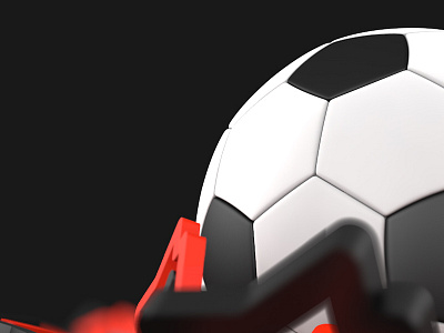 WIP 3d design football soccer wip