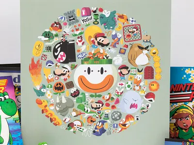 Mario Madness character illustration mario nintendo
