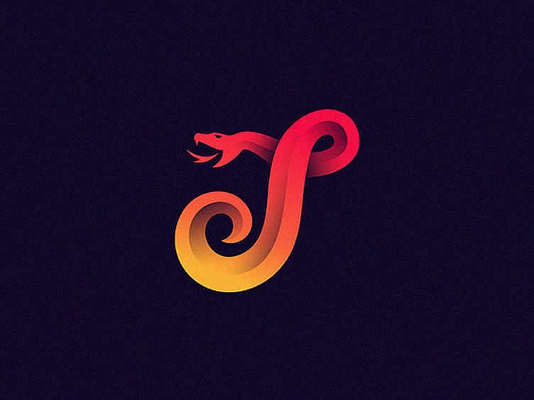 letter J (cobra) by Yuri Kartashev on Dribbble