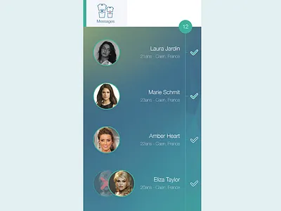 Messages blur circle delete feed messages poly profile remove