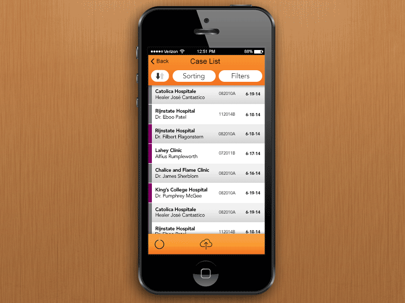 Field info app updated animation demo filter gif info list menu slide