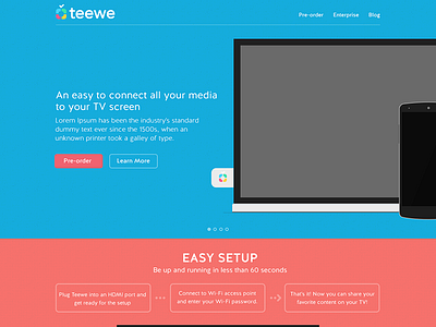 Teewe android colorfull ui ux website