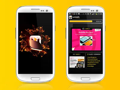 Yes, WeKast New App :) Let's Rock'N'Roll !!! app comment cool dongle dribbble explosion fire ppt skin slide slideshow timer