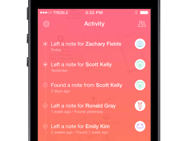 Knit Pull To Refresh (WIP) animation app design framerjs gif ios ios7 knit mobile treble