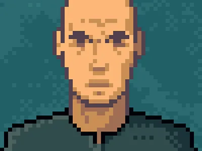 Pixel Portrait Sketch photoshop pixel pixel art sketch