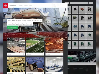 American Seating Furniture american seating furniture grand rapids responsive ui ux web
