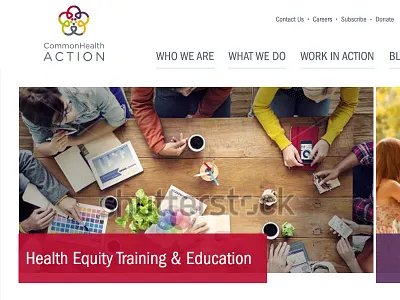 Homepage Option 1 comp droid serif franklin gothic health homepage policy web