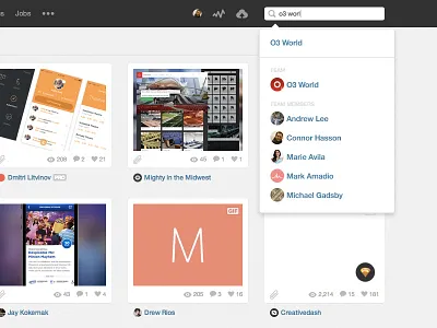 What Dribbble is missing… autocomplete dribbble enhancement experience form members search team ui ux