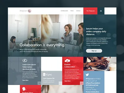 Communications Site grid icons web 4.0 website