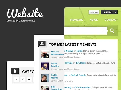 Revio Web Portal Design design portal social website