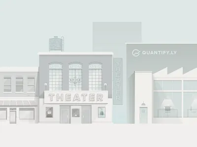 Early-mid Stage city illustration industries landscape theater