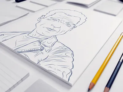 Big Arnie! arnie arnold schwarzenegger art drawing sketch terminator bad ass