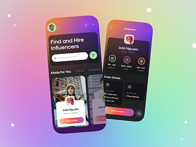 ✨ Hire Influencers clean dailyui hire hire influencers layout design simple design ui ui deisgn