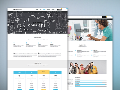 Crazy Diamond - Pages ecommerce web design website wordpress