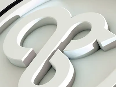 aG Logo 3d ag branding digital art logo