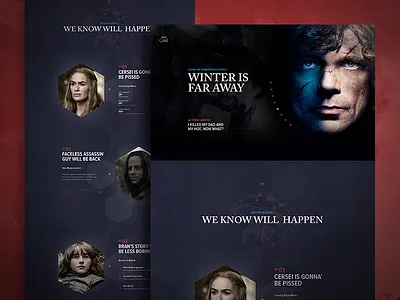 Game of Thrones app clean handsome ios7 marketing mobile premium responsive