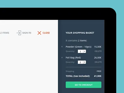 magic*coffee — Off-canvas Menu alchemy canvas cms menu off shop sidebar sidemenu ui webdesign wip