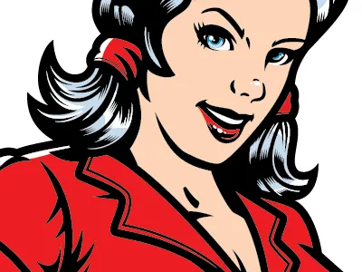 Sexy Woman illustration mary ann sexy skinny woman young