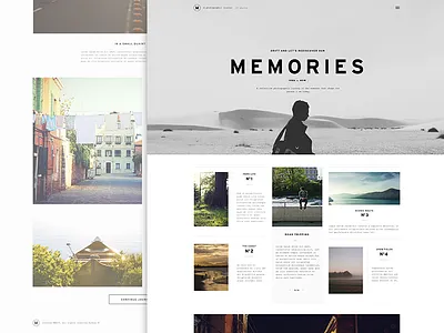 Blog Layout banner black blog courier interstate simple symmetry unsplash white