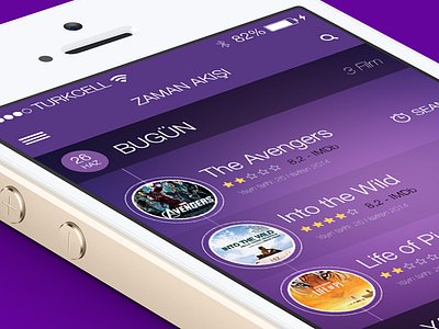 Film Vizyonda iOS Apps apps cinema film ios mobile sinema ui ux uygulama vizyon