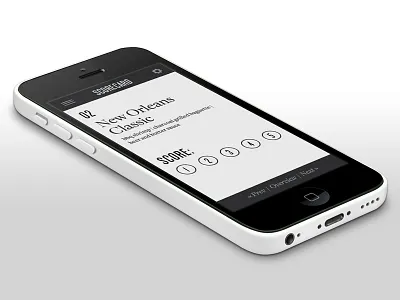 Food Scoring App app flat food minimal monochrome typography ui