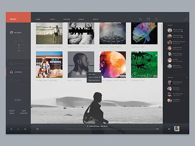 Music design music music player player ui