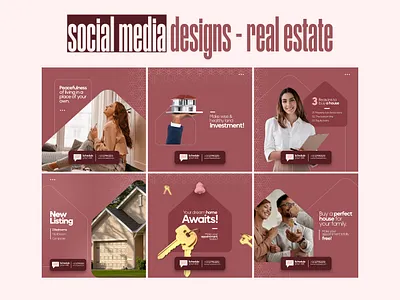 Real estate social media post design ads ads design agency banner banner design branding design facebook fb ads graphic design instagram post instagram post template instagram stories logo post design real estate social media ads social media banner social media design ui